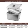 Yude 304 Stainless Steel Square Draining Tray Set