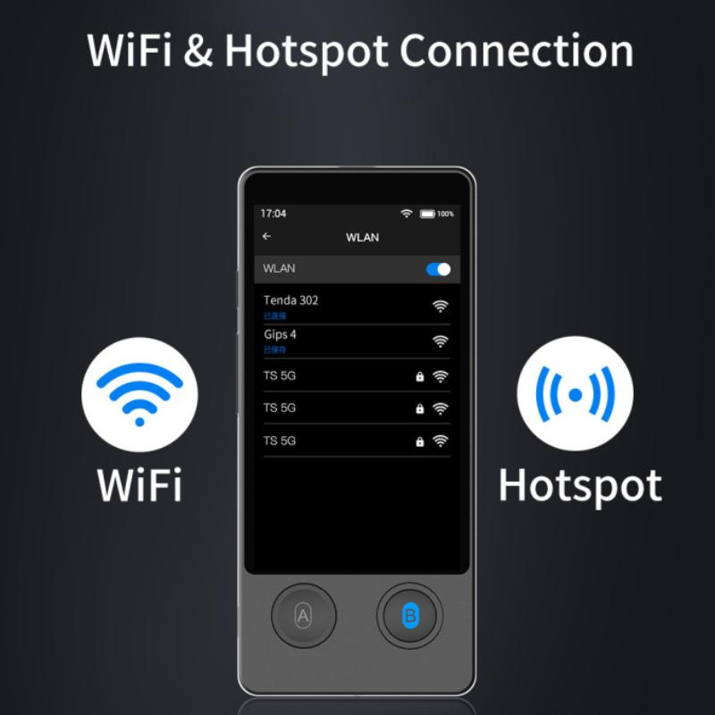 W12 Voice Translator 144 языка 3.7-дюймовый интеллектуальный перевод в реальном времени Текстовый фото переводчик Синхронный перевод