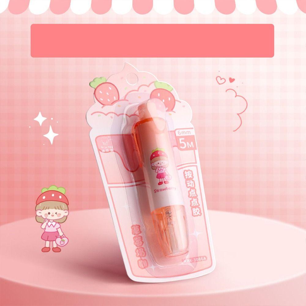 Двусторонняя клейкая лента с нажимом Канцелярские принадлежности Точечный клей Роликовые ленты Точечный клейкий скотч Клей для студентов