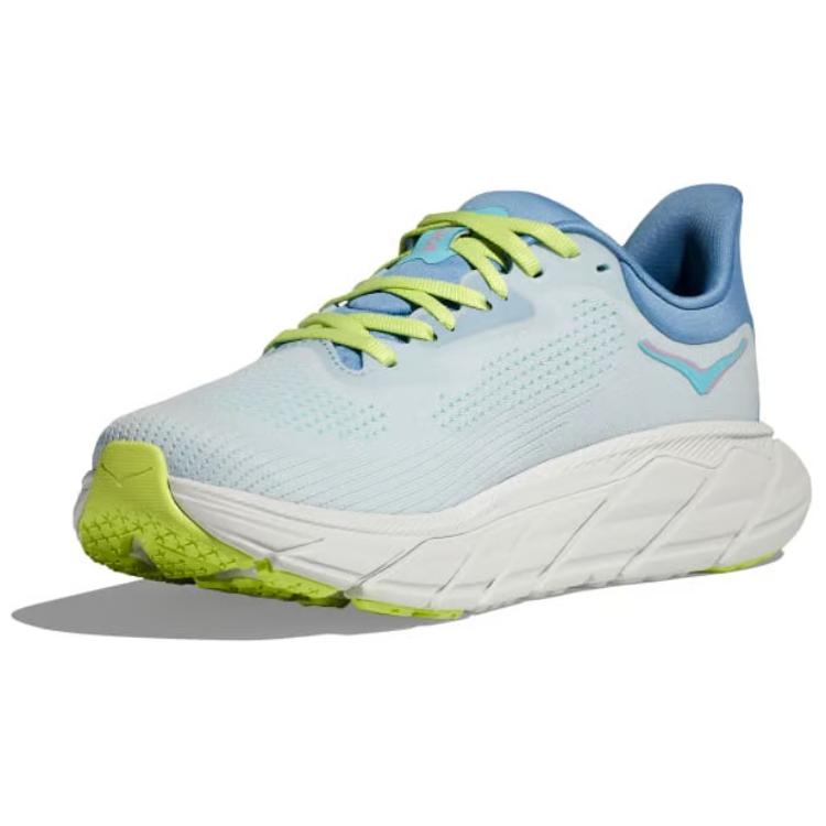 HOKA One One Arahi 7 Удобные Универсальные Амортизирующие Прочные Низкие Кроссовки для Трейлраннинга Женские кроссовки Бело-синие 1147890-ISK