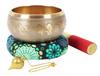 Тибетский музыкальный инструмент поющая чаша для медитации с палкой и подушкой
