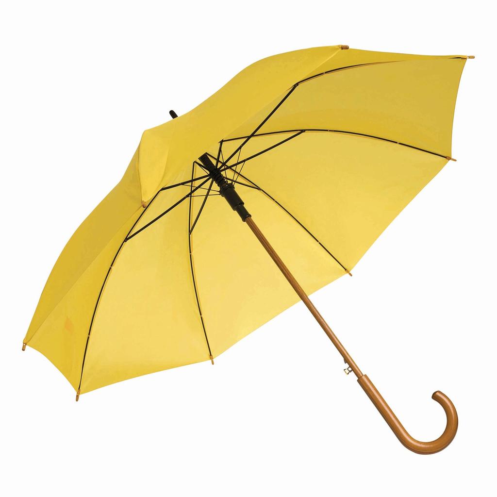 L-Merch Tango Wooden Handle Automatic Stick Umbrella