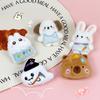 Cartoon Dopamine Fun Dog Doll Brooch Diy Hair Clip Accessories Plush Fabric Sticker Flower Shoes Clothing Accessories