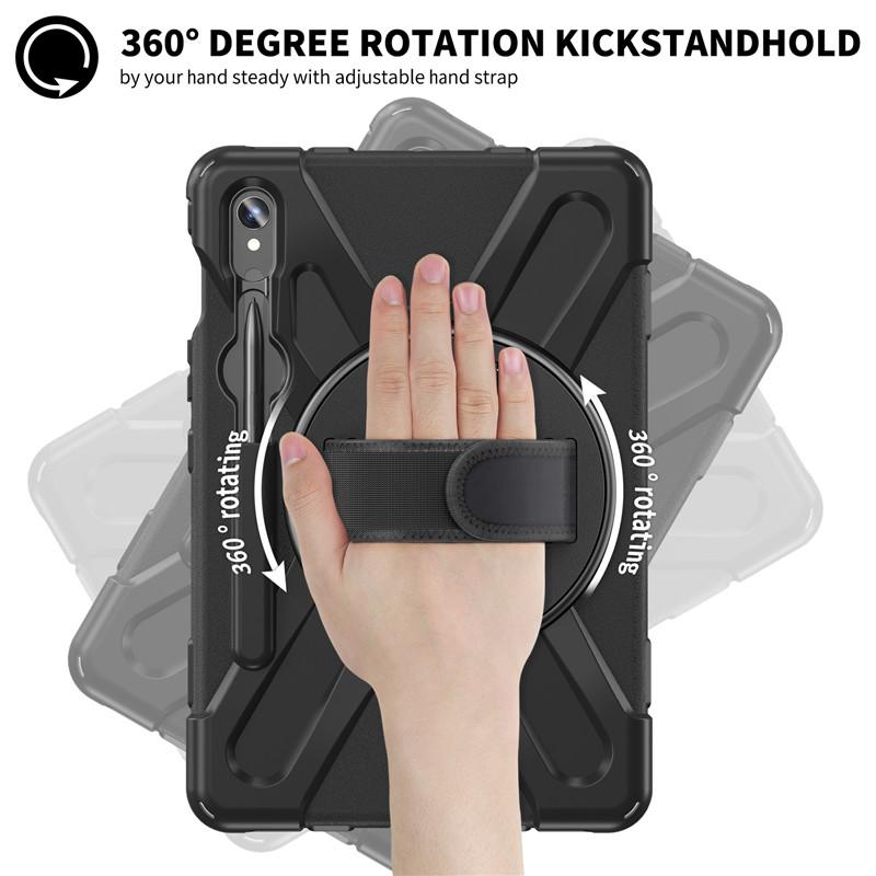Kids Shockproof Tablet Cover For Samsung Galaxy Tab S10 S9 S8 Ultra 14.6 S7 11" Plus FE 12.4 Inch Case Shoulder Strap Funda Capa