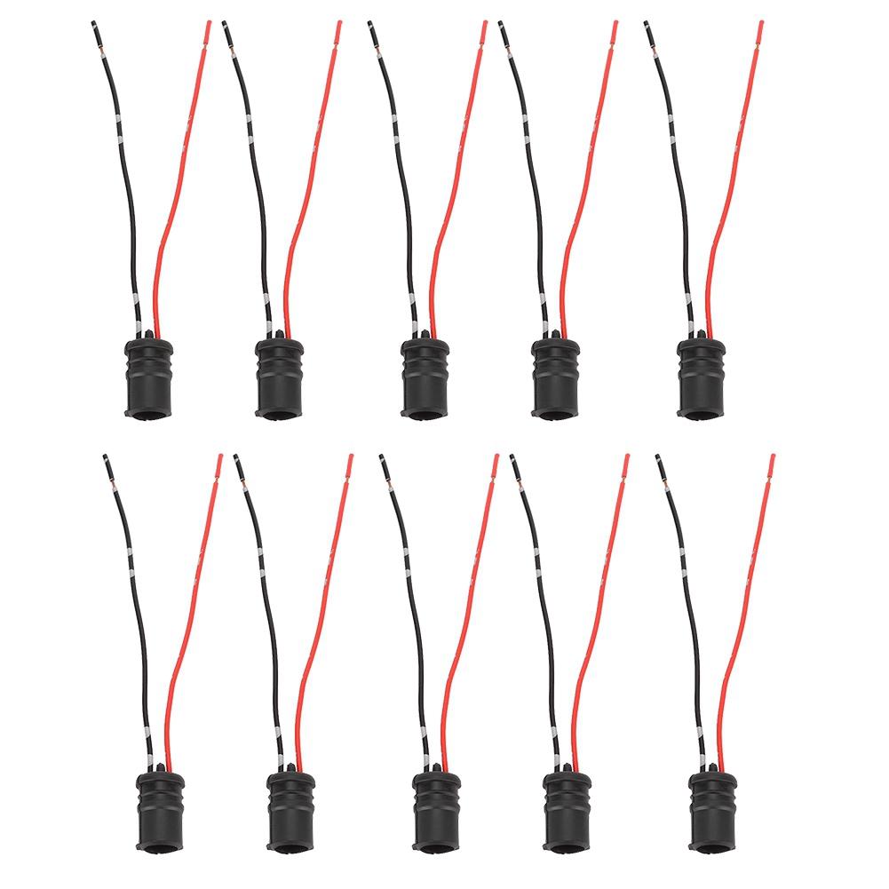 Набор из 10 шт. Мягкий штекерный соединитель для лампочки, держатель гнезда для автомобилей, мотоциклов