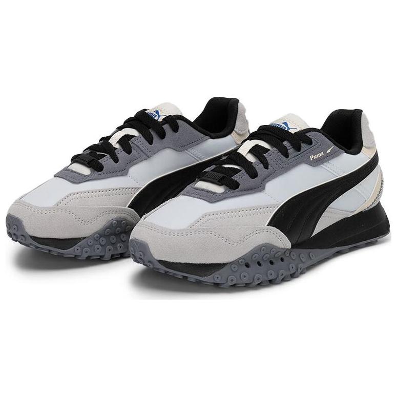 New PUMA Blktop Rider Abrasion Resistant Support Low Top Casual Running Shoes Unisex White Gray Black