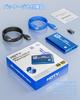 [WASACHI] Плата захвата HDMI 4K, Совместима с SwitchPS5, Запись 1080p60fps, USB 3.0, Низкая задержка, Стриминг игр, Plug and Play - Синий Алюминий