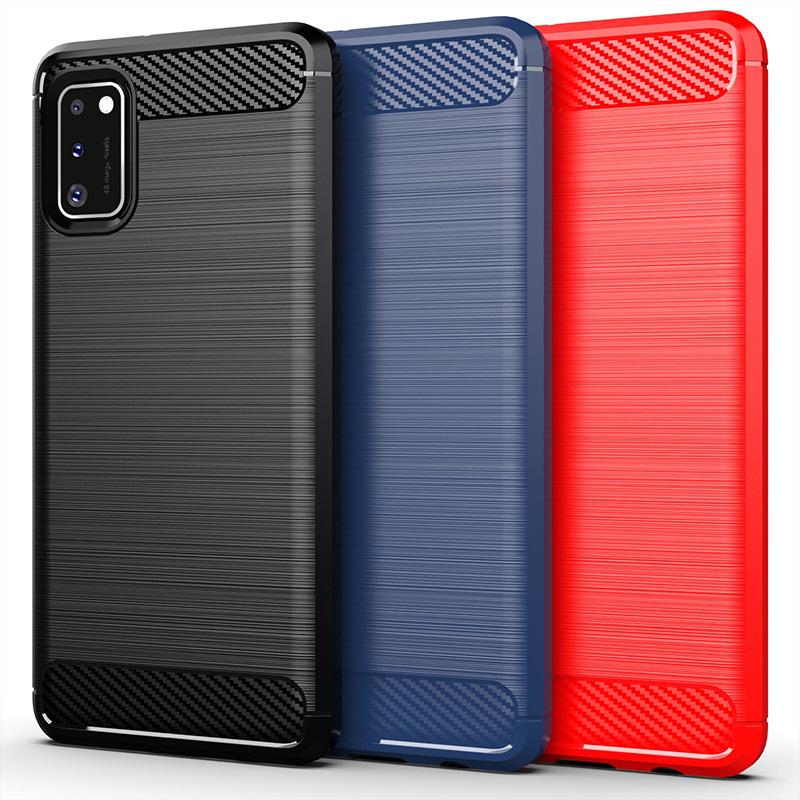 Применимо к чехлу для мобильного телефона Samsung Galaxy A11, защитный чехол для Samsung M11S, чехол с рисунком из матового углеродного волокна, противоударный чехол