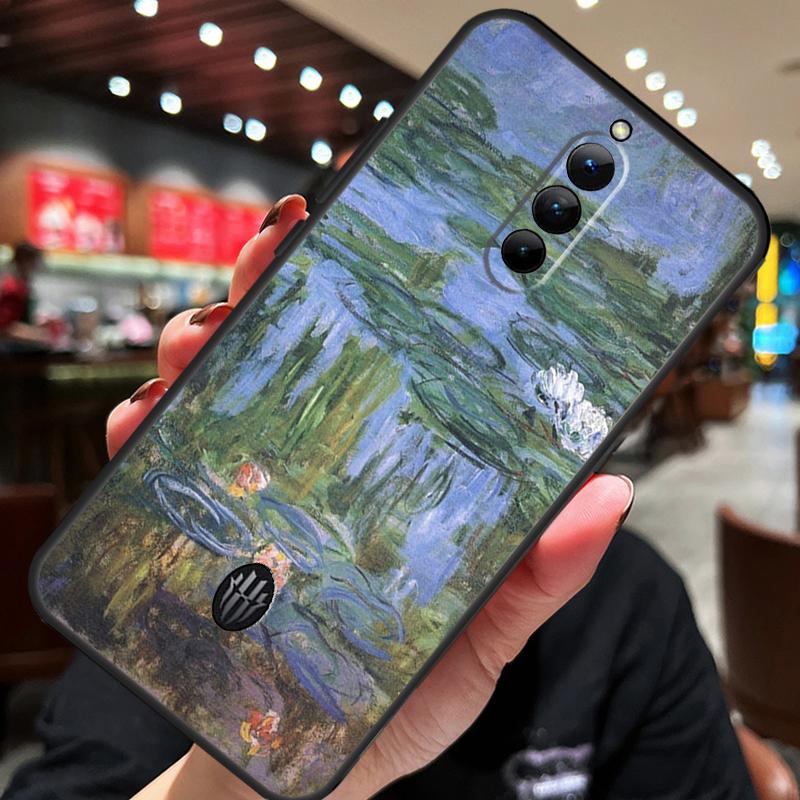 Claude Monet Case For ZTE Nubia Red Magic 10 Air 7 6S 7S Pro Red Magic 11 10 9 8 8S 9S 10S Pro Plus Cover