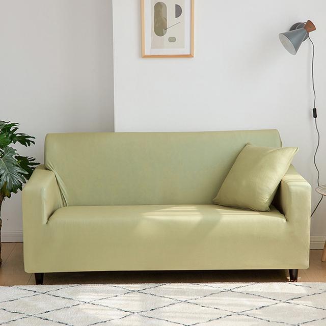 Однотонный эластичный чехол для дивана, универсальный секционный чехол, эластичный чехол для дивана для гостиной, чехол для дивана