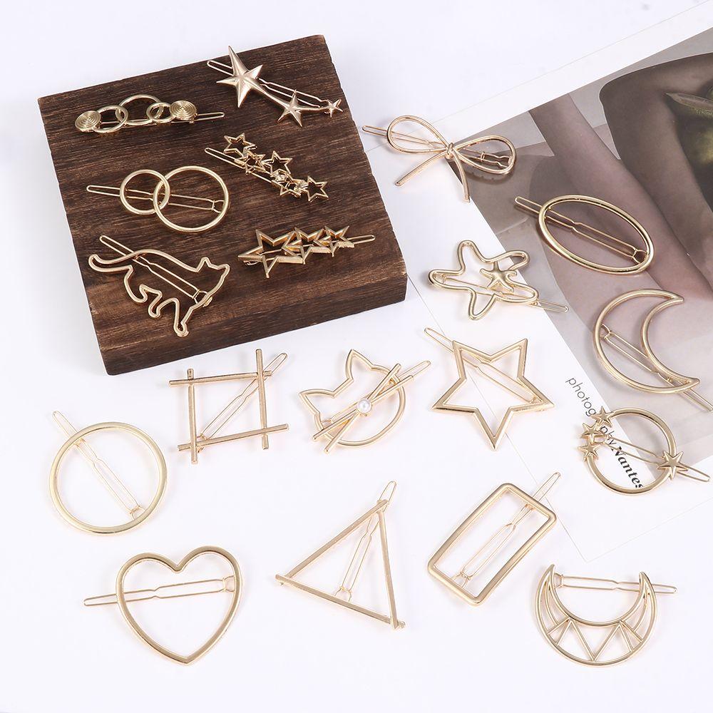Beautiful Hair Accessories Headwear Hairgrip Snap Barrette Metal Hair Pin Girls Hair Clips