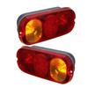 JCB Tail Lights – Rear Stop Combination Lamp Light Set (2 Pieces) | Compatible with JCB 3D, 3CX, 4CX | Part No. 700/50018