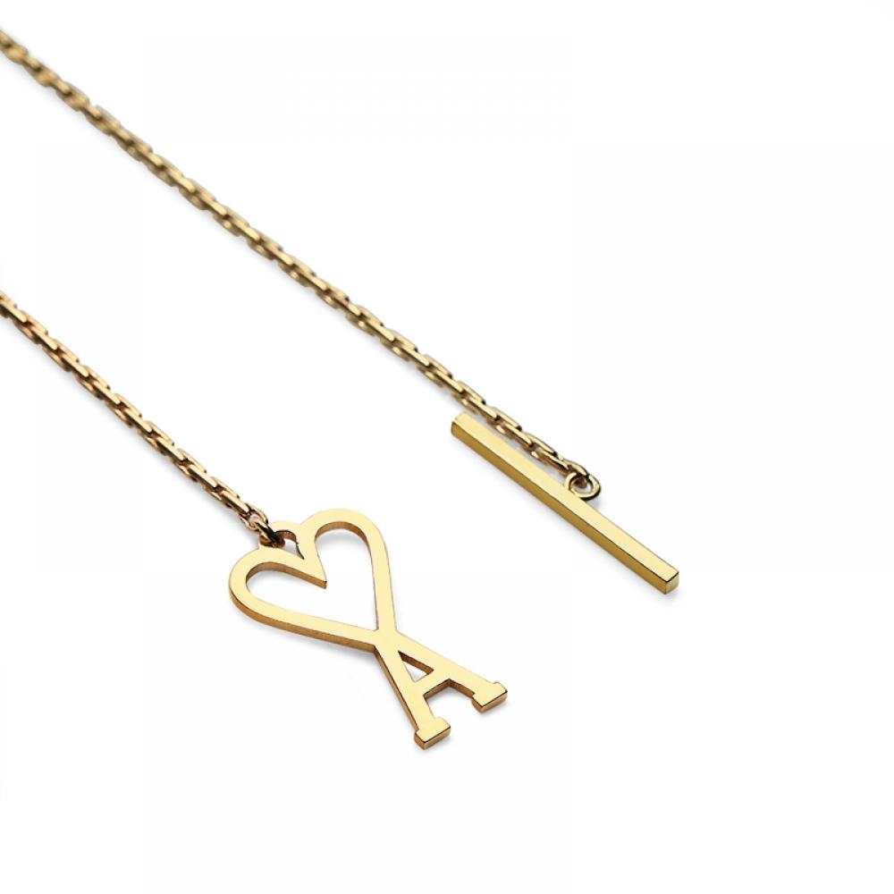 Ami Ujw916 361 902 Ami De Coeur Цепочка с логотипом-сердцем