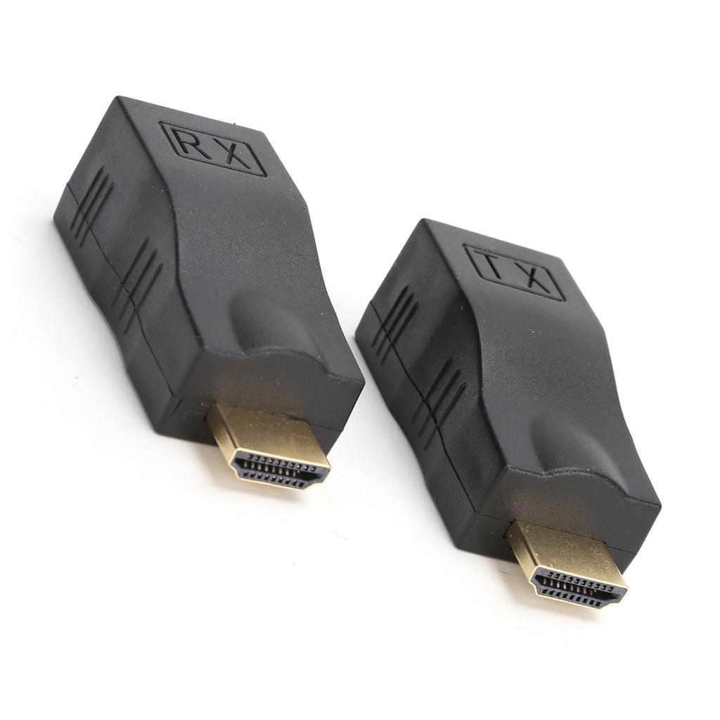 Адаптер-удлинитель интерфейса мультимедиа высокой четкости к RJ45, сетевой разъем Cat5e Cat6