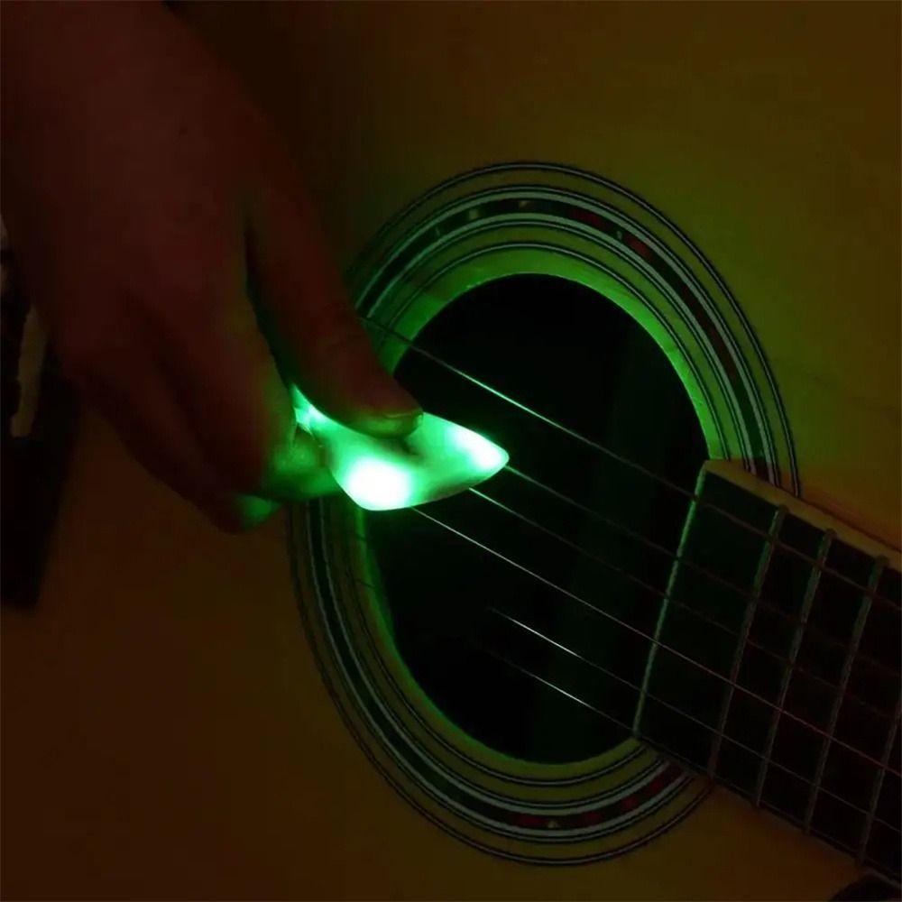 Guitar Touch Luminous Pick Высокочувствительный гитарный светящийся плектр струнный инструмент