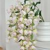 38" Искусственный Ландыш Длинный Стебель Искусственный Шелковый Цветок Букет для Высокой Вазы Искусственные Растения для Дома Свадьбы Вечеринки Дня Рождения Украшения для Дома