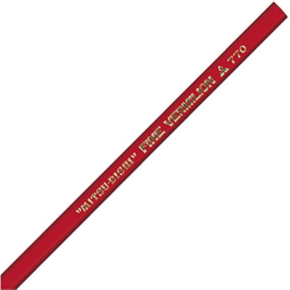 Mitsubishi Pencil Цветные карандаши Шестигранные 770 12 шт Киноварь K770