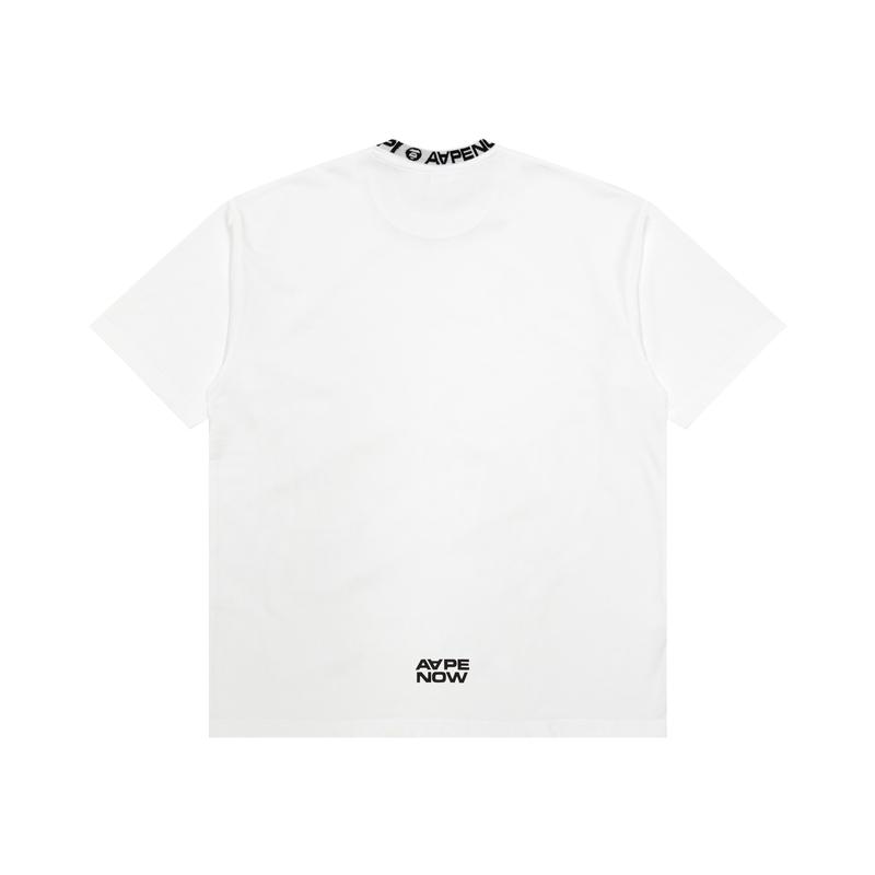 Aape T-Shirts Men's Crew Neck Moderate Straight Fit AAPTEM1537XAM