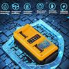 NEW Portable Dual Ports Charger For 18V-20V Lithium Battery Rechargeable DCB207 DCB206 DCB204 DCB203 Fast Charger EU Plug