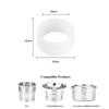 i Cafilas [QT03] Dosing Ring Coffee Tool Accessories Easy Operation PP Food Grade for Nespresso Vertuoline Illy Caffitaly Coffee Capsule