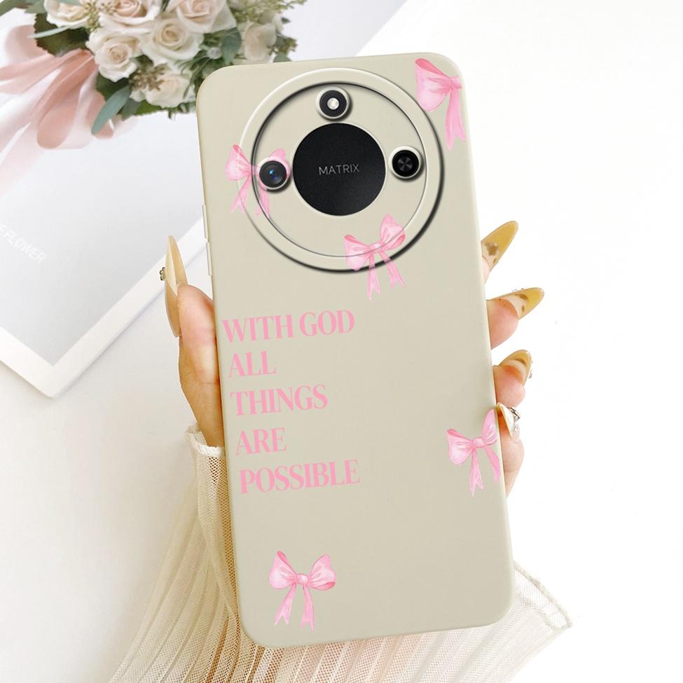 6,8'' Умный чехол-книжка For Honor X9c Силиконовый Модный Роскошный Милый Мультяшный Расписной Чехол Для Honor X9c Умный Чехол