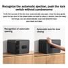 New MIJIA Smart Safe Deposit Box Fingerprint Unlock Work with Mijia App 65Mn Anti-Drilling Steel Plate Vibration Warning