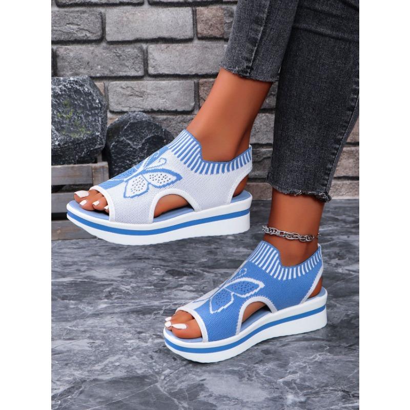 Большие размеры летние новые повседневные пляжные женские сандалии в спортивном стиле