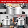 2.5-11L Gas Cooker Pot Aluminum Saucepan Stew Pot Multifunctional High Pressure Cooker  Resturant