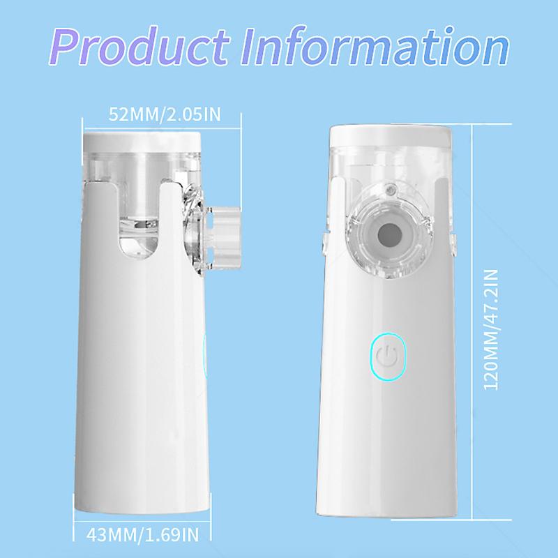 Домашний Медицинский Портативный Ручной Небулайзер Детский Бесшумный Двусторонний Ультразвуковой Микросетчатый Небулайзер