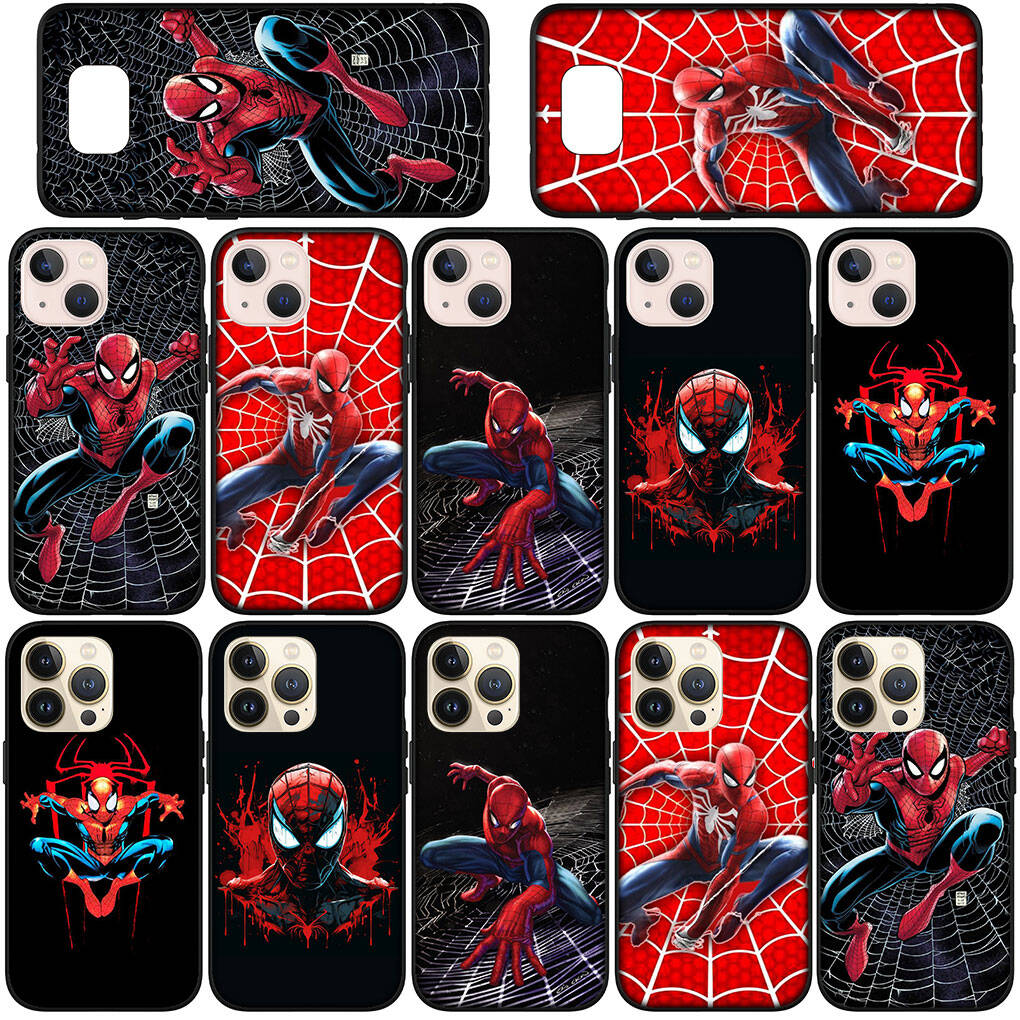Phone Case for iPhone 17 16 15 Plus Huawei P30 P20 Lite Redmi Note 14 12 11 13 Pro Max OPPO A60 A80 A40 A18 A38 A54 Spider Man Comics Spiderman Cover