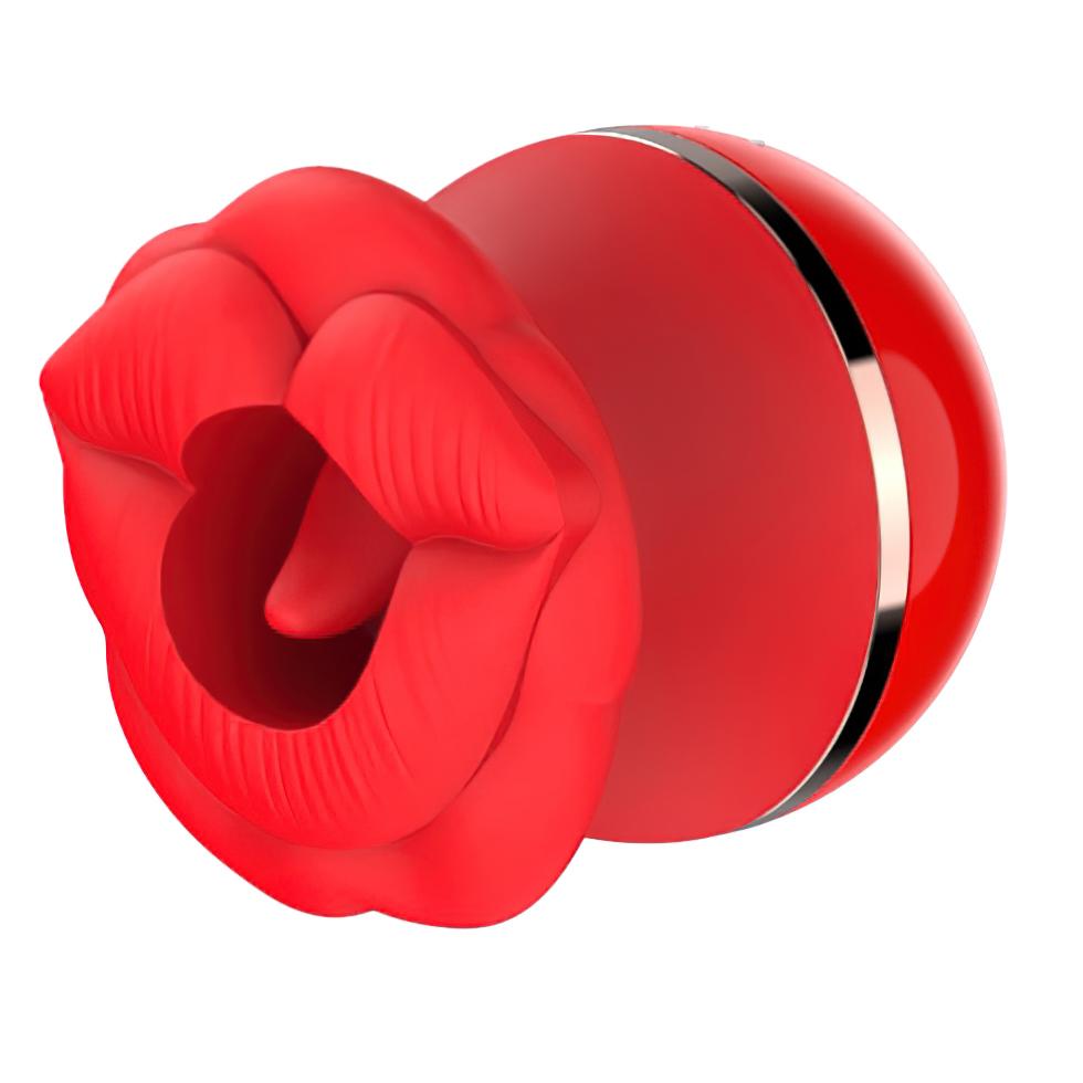 Роза чувственный рот лизание языка всасывающий вибратор секс-игрушка для взрослых соска анальный оральный стимулятор клитора мастурбация секс-игрушки для взрослых пары