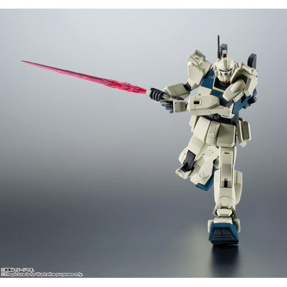 Bandai ДУХОВНЫЙ РОБОТ Духи Мобильный доспех Гандам 08-й взвод МС СТОРОНА МС RX-79(грамм)Ez-8 Gundam Ez-8 версия. АНИМЕ. приблизительно. 125 мм ABS&PVC окрашенный подвижный