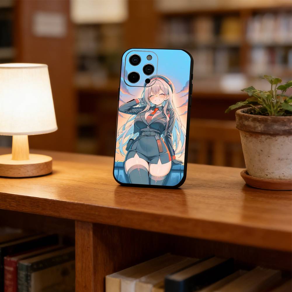 Чехол для телефона с аниме-богиней для iPhone 17, 16, 15, 14, 13, 12, 11 Plus, Pro Max, Другие Мягкий черный чехол