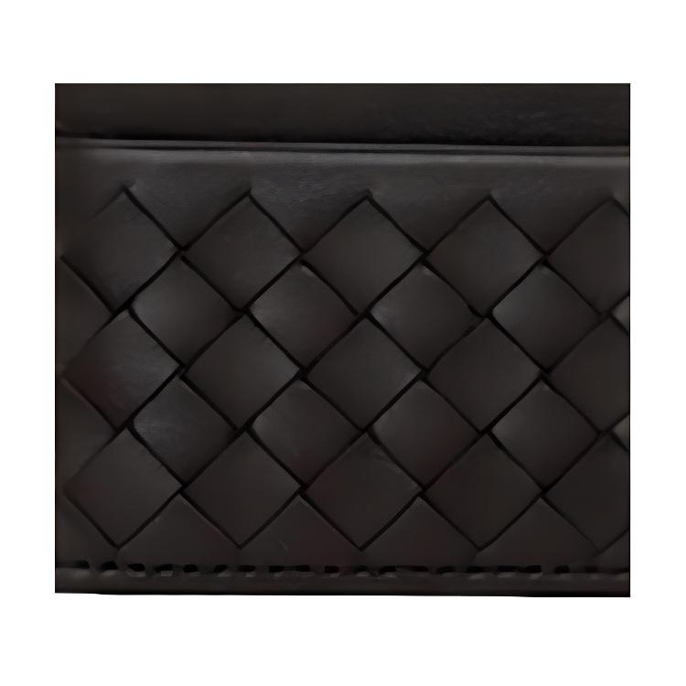 Bottega Veneta Intrecciato Classic Woven Design Leather Card Holder Men Accessories Brown 522326V47W12006