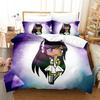 Трехмерный рисунок Аниме Кавайи Девочка из Гачи Комплекты постельного белья Покрывало Коллекция с наволочкой Односпальный Размер Полный Размер Queen Размер King