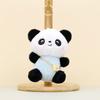 Cute Panda Plush Key Holder Soft Toy Adorable Bag Charm For Couples And Gifts