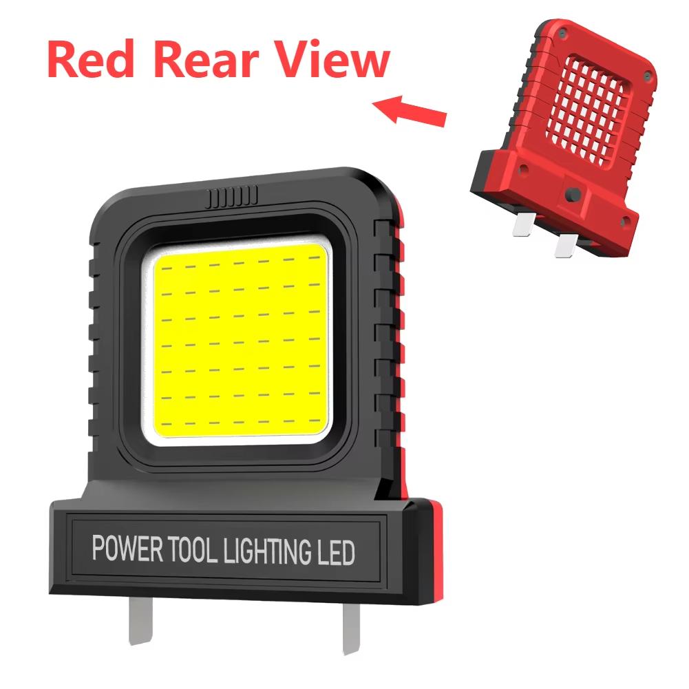 1/2PCS Super Bright LED Work Light 14W Lamp for Makita for Milwaukee for Dewalt for Bosch for 20-21V Li-ion Battery(No Included)