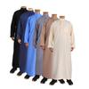 Menswear Men's Saudi Arabic Long Sleeve Robe Ramadan Muslim Dress Middle Islamic Clothing