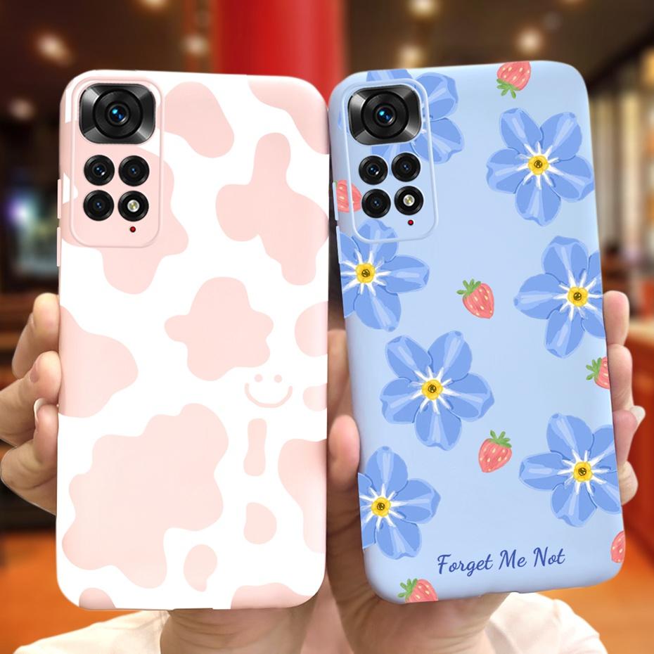 Чехол для Xiaomi Redmi Note 11 Pro Чехол Redmi Note 11 11S 4G Милый Узор Гелевый Силиконовый Мягкий Чехол Обложка Для Redmi Note11 S 11 Pro