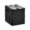 Portable Portable Toilet, Emergency Supplies, Foldable, 100kg Load Capacity, Medium, Black & Green (Black)