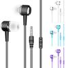 Потостойкие проводные наушники стерео с аудиоразъемом 3,5 мм и звуком высокой четкости