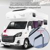 1m Van Gutter Rain Guard Drip Stop Water Guide Rubber Waterproof Sealing Strip For Caravan Motorhome Camper RV Accessories