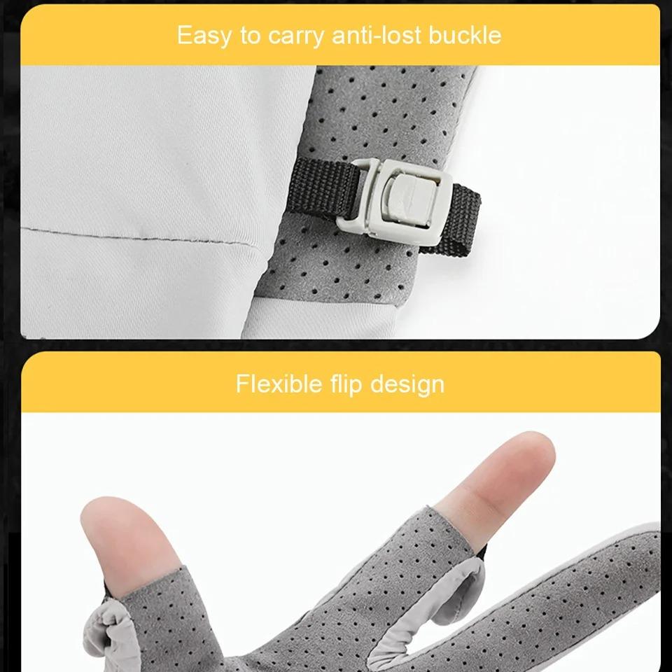 OLIKEI Ice Silk Защита от солнца рыболовные перчатки для мужчин летние анти-УФ-лучи для спорта на открытом воздухе велосипедные перчатки противоскользящие дышащие сенсорный экран