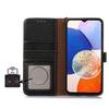 For Xiaomi Redmi Note 13R Pro 5G Genuine Cow Leather Phone Case with Card Slots