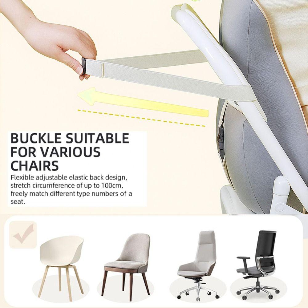 Breathable Back Support Pillow Adjustable Slider Ergonomic Waist Support Cushio Work From Home