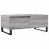 Coffee Table Gray Sonoma 90 x 50 x 36.5 cm Particleboard