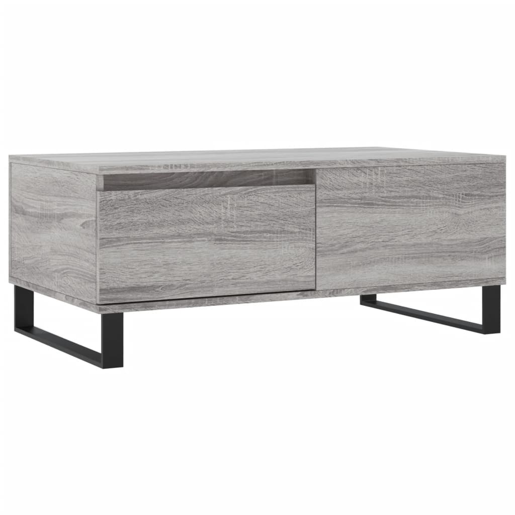Coffee Table Gray Sonoma 90 x 50 x 36.5 cm Particleboard