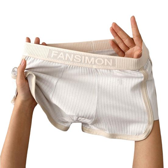 Мужские трусы-боксеры средней посадки с высокой эластичностью, трусы-шорты в стиле пэчворк, U-образное ребристое нижнее белье