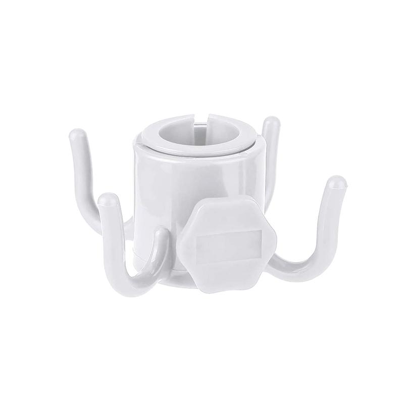 4pcs Plastic Umbrella Hooks - Secure Canopy Clips For Beach, Patio, Market Stall Umbrellas - Easy Pole Mounting Tool {NN74}