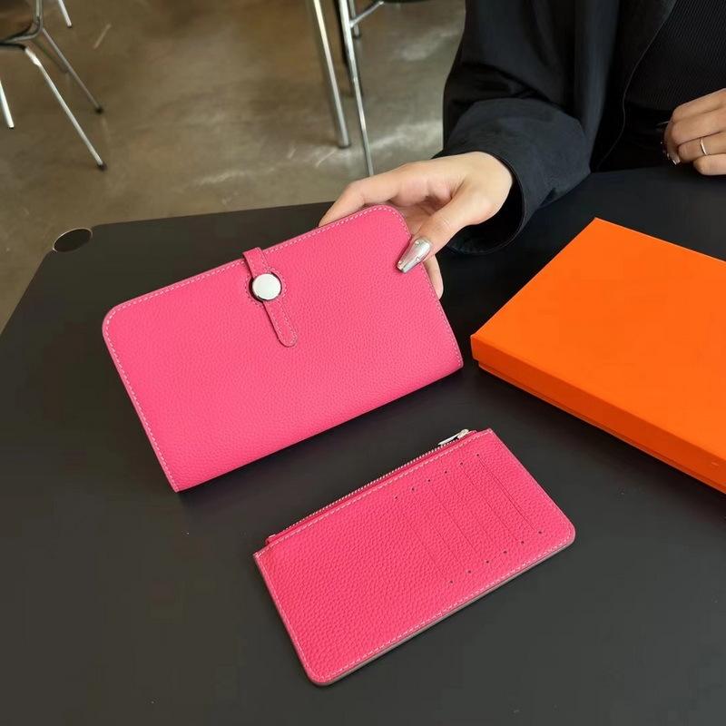 Новый модный верхний слой коровьей кожи с узором личи кожаный кошелек для женщин длинный стиль сумка из натуральной кожи сумка с зажимом для паспорта